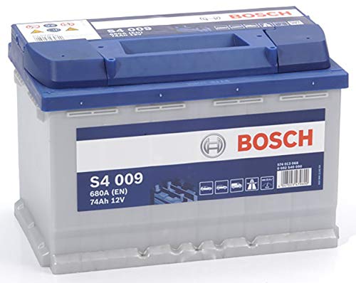 Bosch S4009 Batería de coche 74A/h 680A tecnología de plomo-ácido para vehículos sin sistema Start y Stop