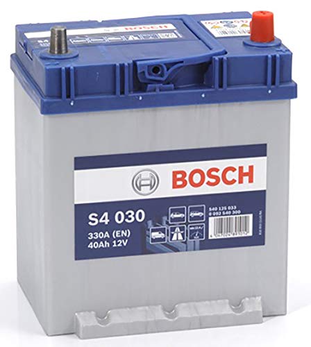 Bosch S4030 Batería de coche 40A/h 330A tecnología de plomo-ácido para vehículos sin sistema Start y Stop