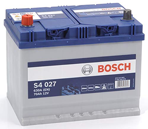 Bosch S4027 Batería de coche 70A/h 630A tecnología de plomo-ácido para vehículos sin sistema Start y Stop