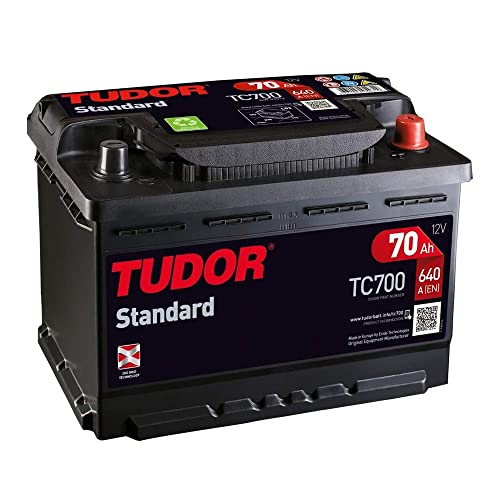 Tudor TC700 Batería de coche Tudor 70Ah 640A, Gama Standard, para Automóvil de turismo