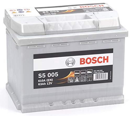 Bosch S5005 BaterÃ­a de coche 63A/h 610A tecnologÃ­a de plomo-Ã¡cido para vehÃ­culos sin sistema Start y Stop