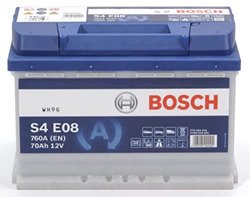 Bosch S4E08 Batería de coche para Automóvil de turismo 70A/h 760A tecnología EFB adaptado para vehículos con sistema Start y Stop
